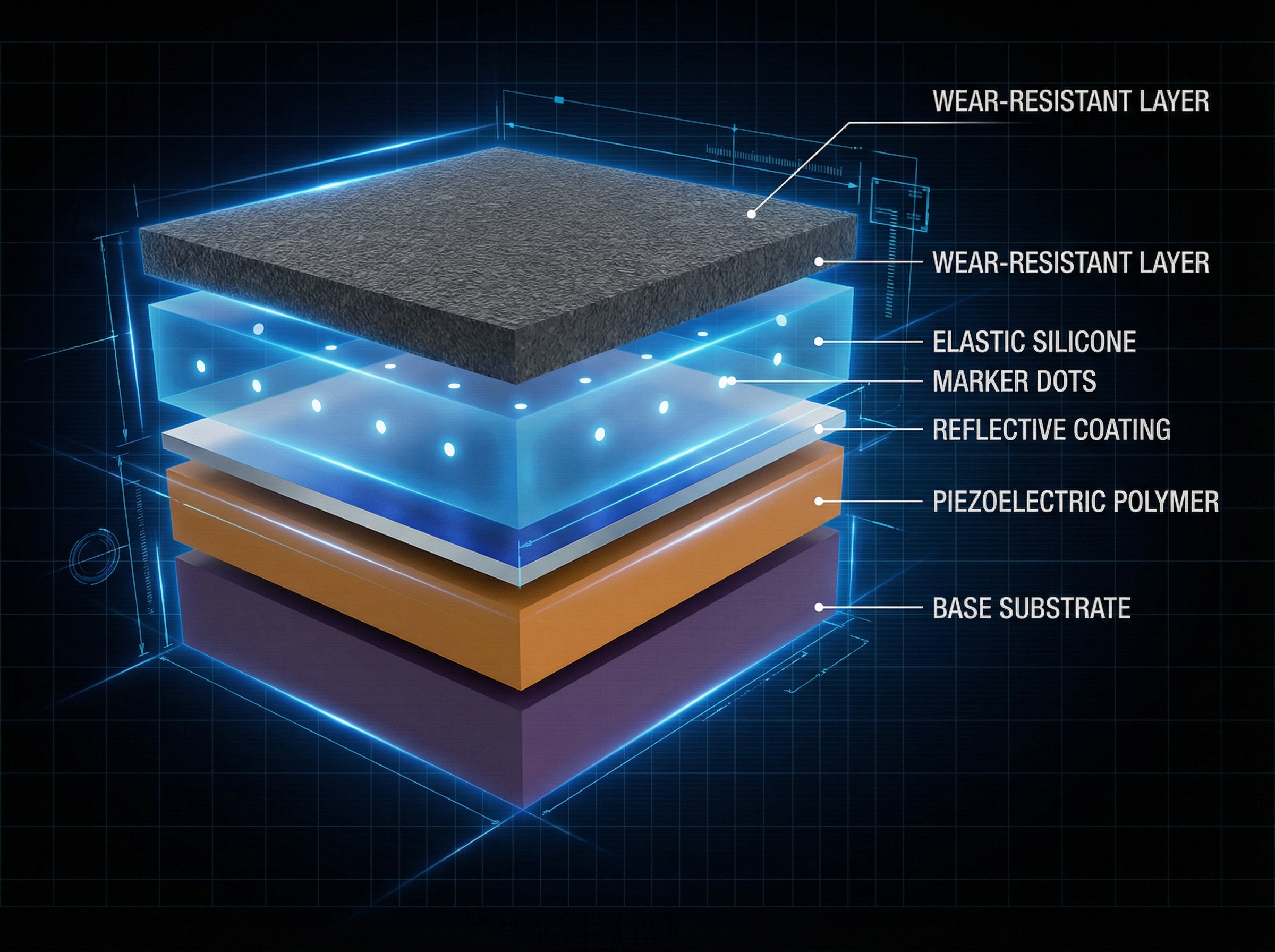 材料层结构示意